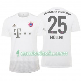 Camisolas de Futebol FC Bayern München Thomas Muller 25 Equipamento Alternativa 2019/20 Manga Curta